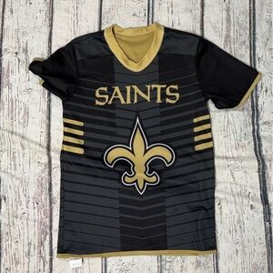 New Orleans Saints NFL Flag Football Reversible Boys Kids Youth Jersey